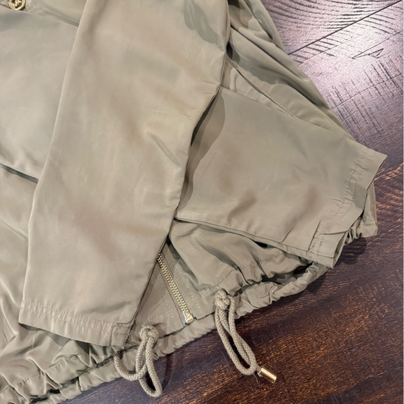Michael Kors Olive Green Lightweight Hooded Jacket XS - Picture 5 of 7